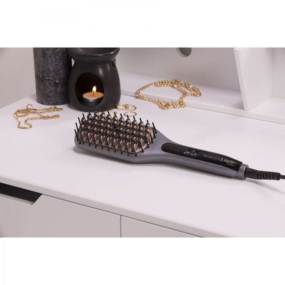 Remington CB7480 Straight Brush Keratin Protect Ηλεκτρική Βούρτσα Ισιώματος