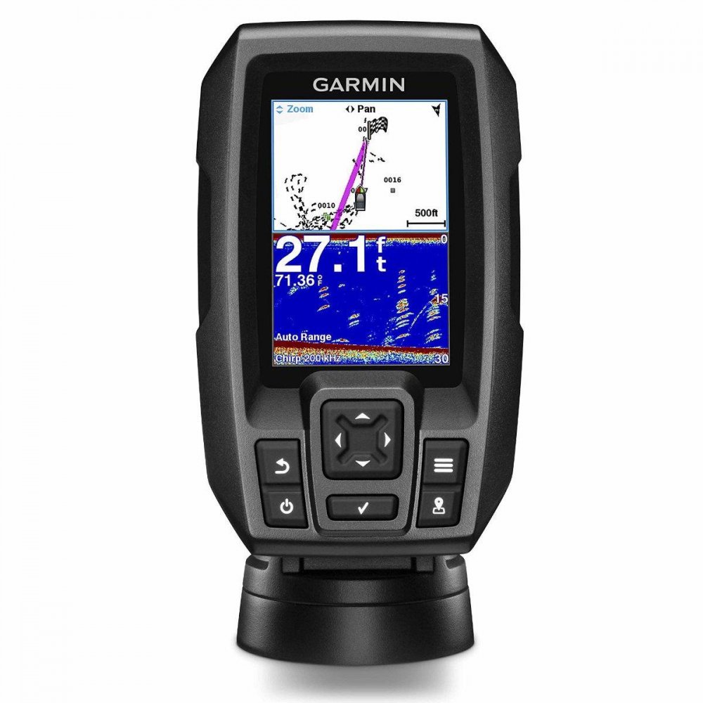 Garmin Striker 4 GPS Πλοήγησης με οθόνη 3.5" με βυθόμετρο και ανιχνευτή ψαριών.