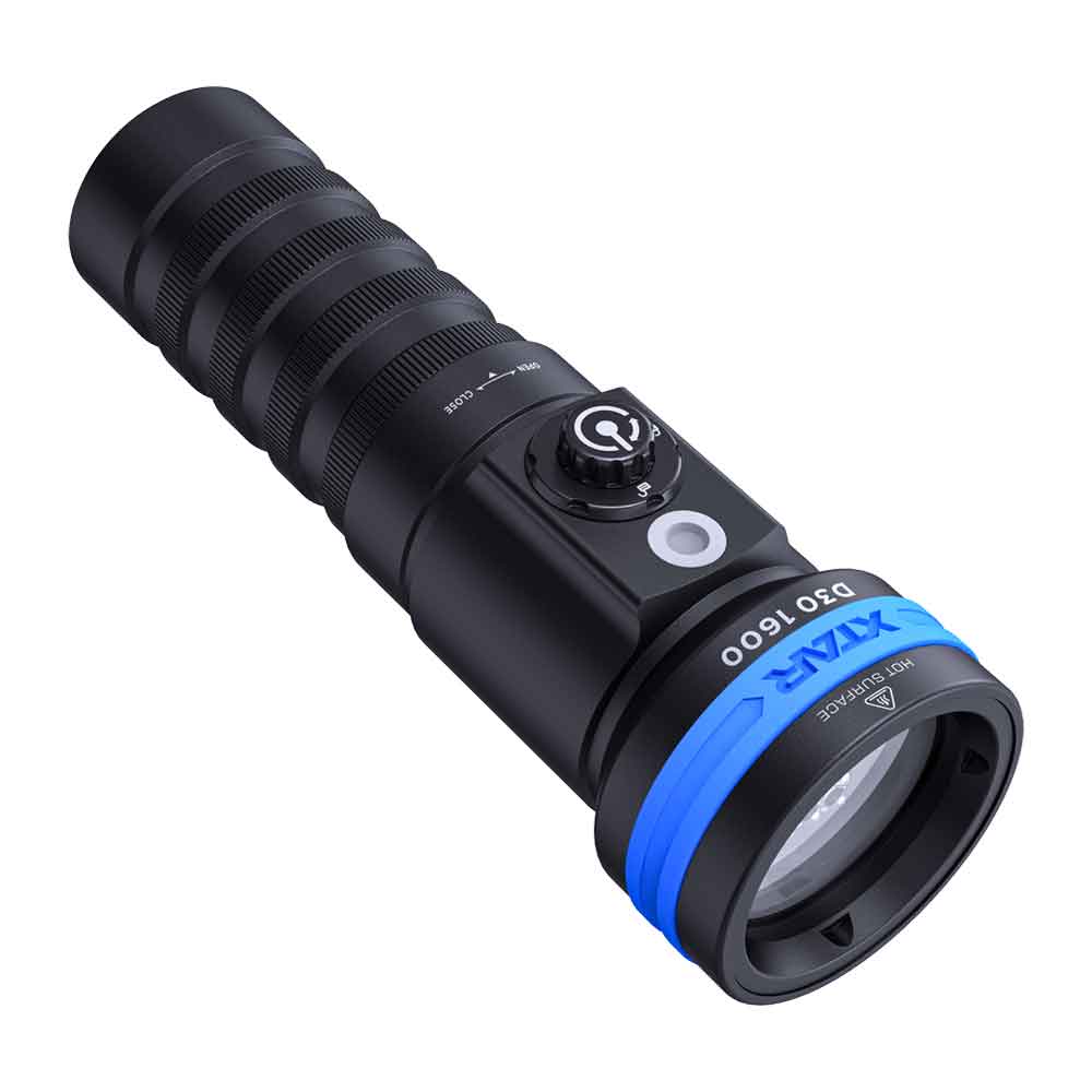  XTAR D30 Καταδυτικός Video Φακός LED φωτεινότητας 1600lm Full Set