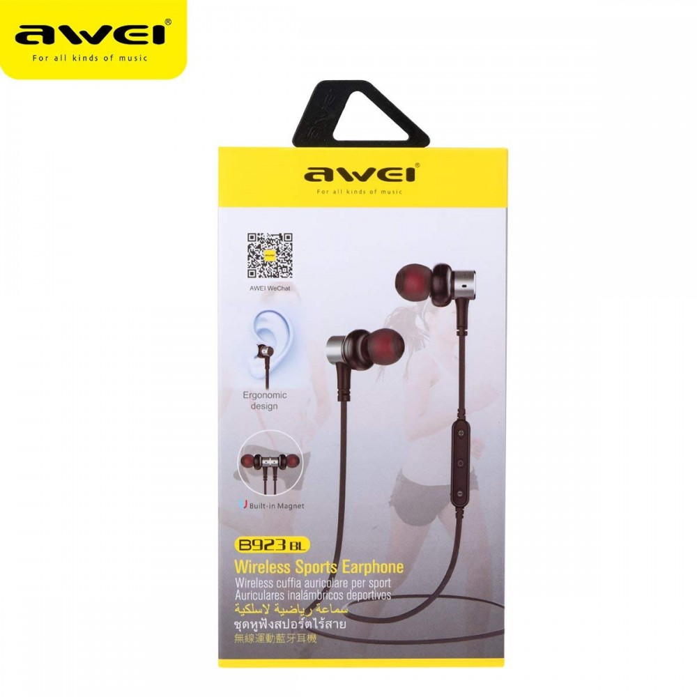 Bluetooth ασύρματα ακουστικά αθλητικού τύπου Awei b923bl