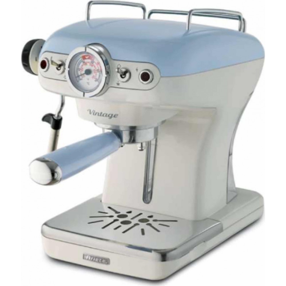 Ariete 1389/15 Καφετιέρα Espresso Χειροκίνητη Light Blue Vintage 