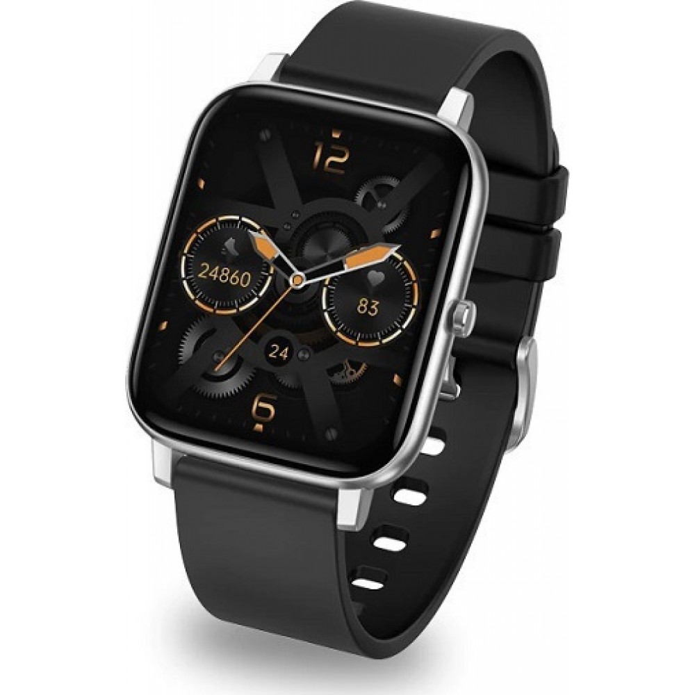 Awei H6 Επαναφορτιζόμενο Αθλητικό Smartwatch Με Οθόνη Αφής Σε Μαύρο Χρώμα
