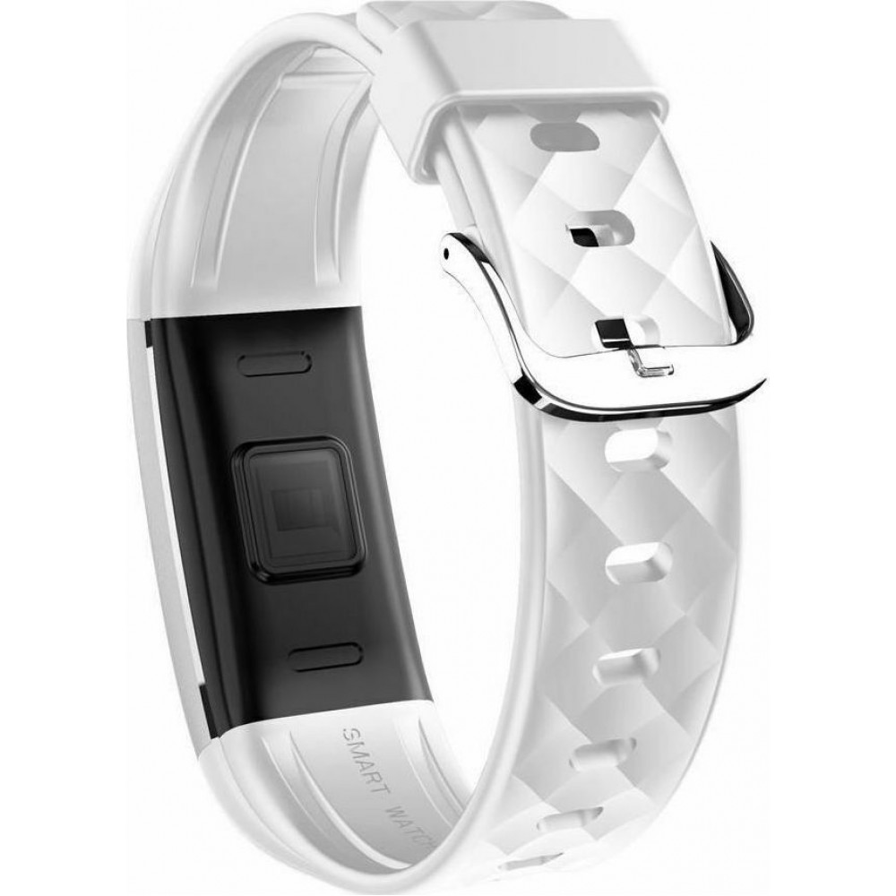 Awei H1 Ρολόι Sport Smart Fitness Bracelet Με παλμογράφο Σε Λευκό Χρώμα