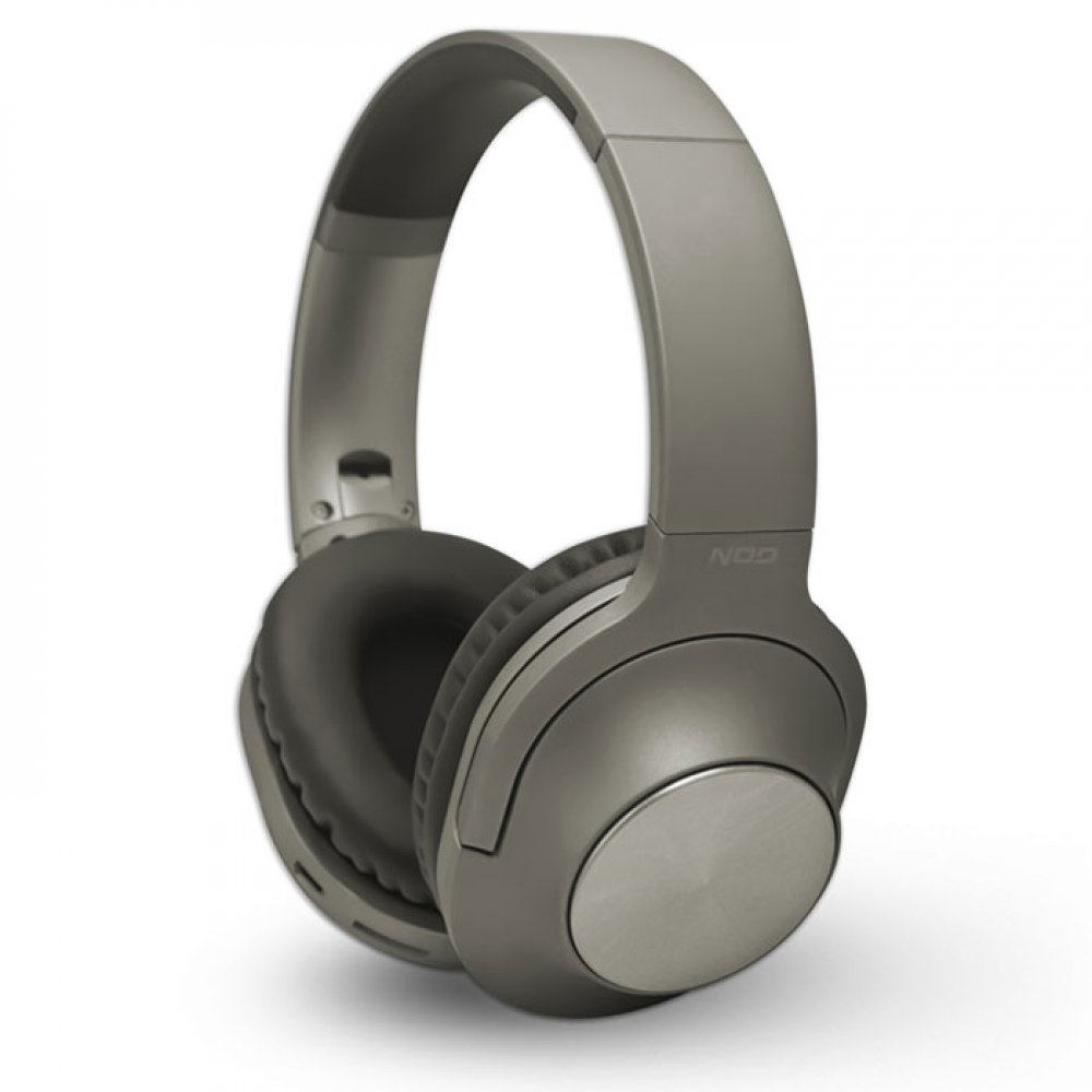 Bluetooth Over-Ear Ακουστικά Με Μικρόφωνο, Σε Γκρι Χρώμα