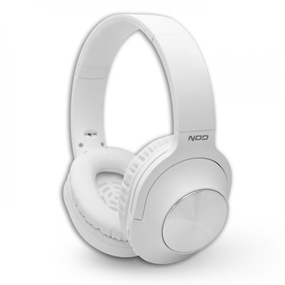 Bluetooth Over-Ear Ακουστικά Με Μικρόφωνο, Σε Λευκό Χρώμα