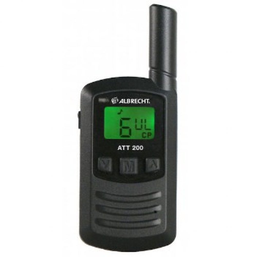 Albrecht ATT200 Μίνι ασύρματος πομποδέκτης PMR446(Walkie-Talkie)κατάλληλος για ενδοεπικοινωνία σε μαγαζιά