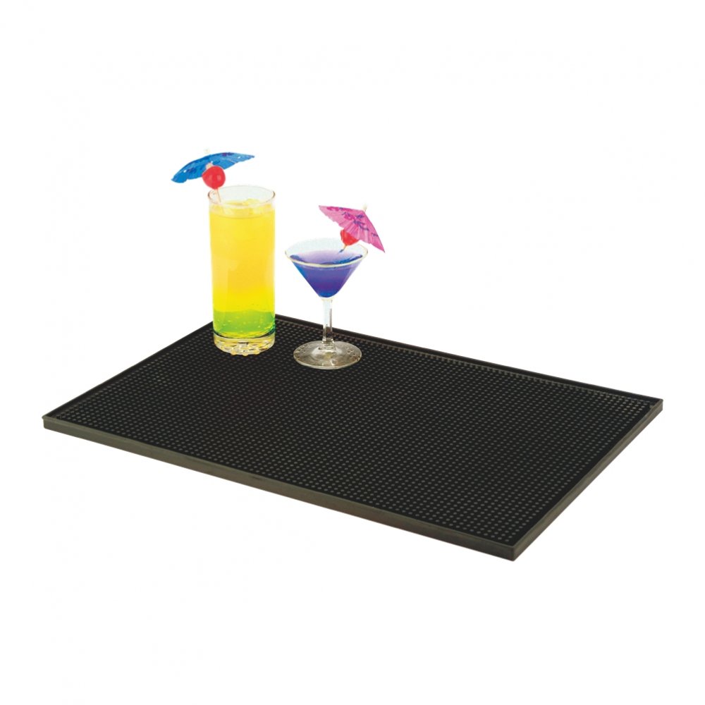 Service Bar Mat Μαύρο Λάστιχο 45x30x1cm