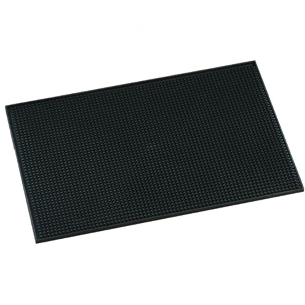 Service Bar Mat Μαύρο Λάστιχο, 45x30x1cm, The Bars, Ιταλίας