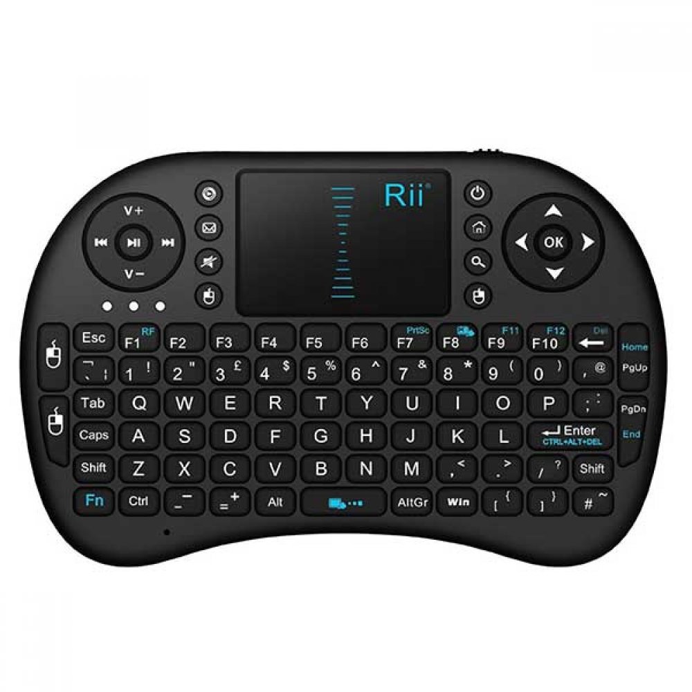 Aσύρματο πληκτρολόγιο με ενσωματωμένο touchpad Riitek Rii Mini i8 ειδικό για Tvbox