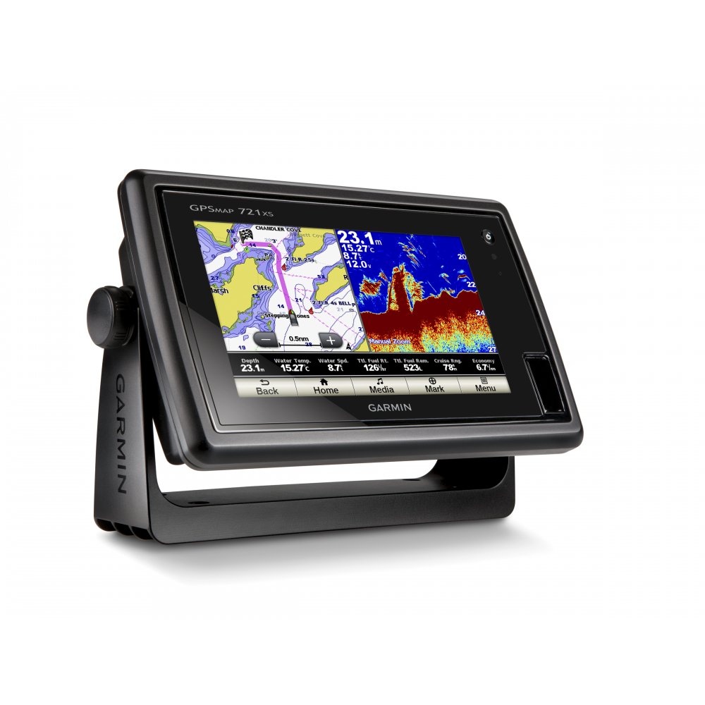 Garmin GPSMAP 721xs Χαρτογραφικό GPS θαλάσσης με οθόνη αφής 7" + Χάρτη Ελλάδας.