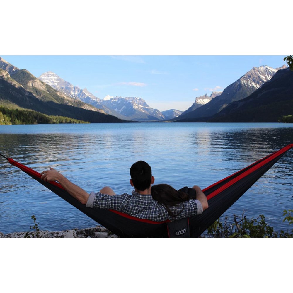 Eno-016 Αιώρα Διπλή Double Nest Navy/Maroon