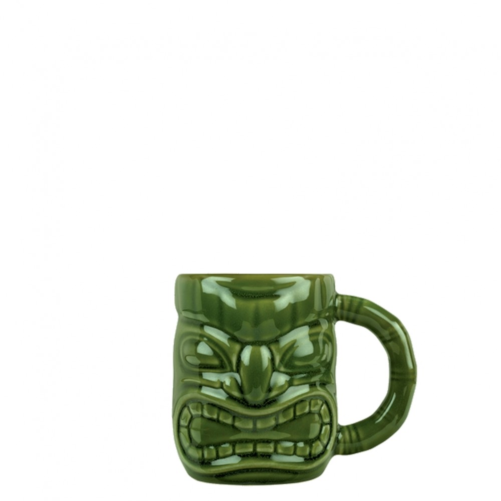 Κούπα Tiki 47.3cl, φ12.7x10.2cm, Πράσινη, με χερούλι,Συσκευασία 6 τεμαχίων