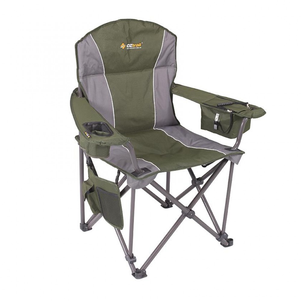 Καρέκλα Πτυσσόμενη Oztrail Titan Arm  Green OZT-729