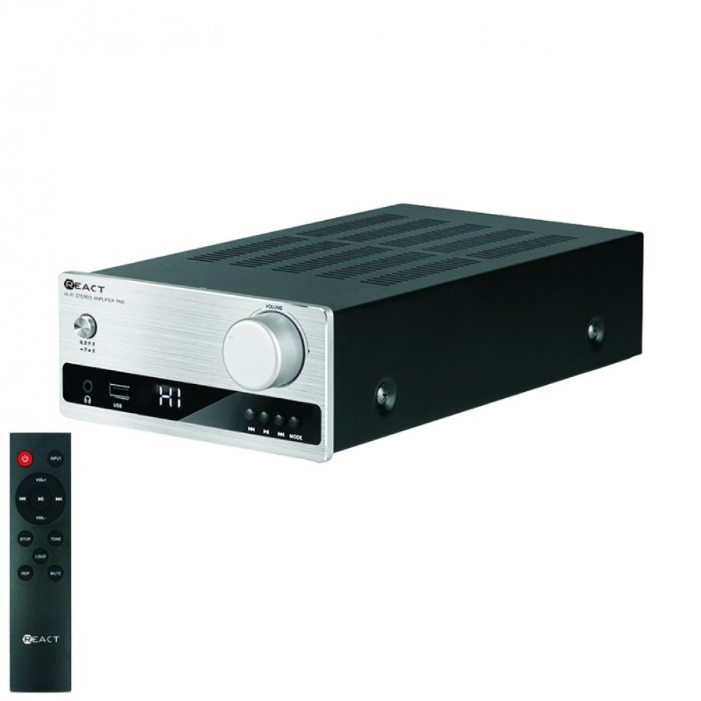 PM3 Ενισχυτής Ήχου Σε Μαύρο Χρώμα Με Bluetooth