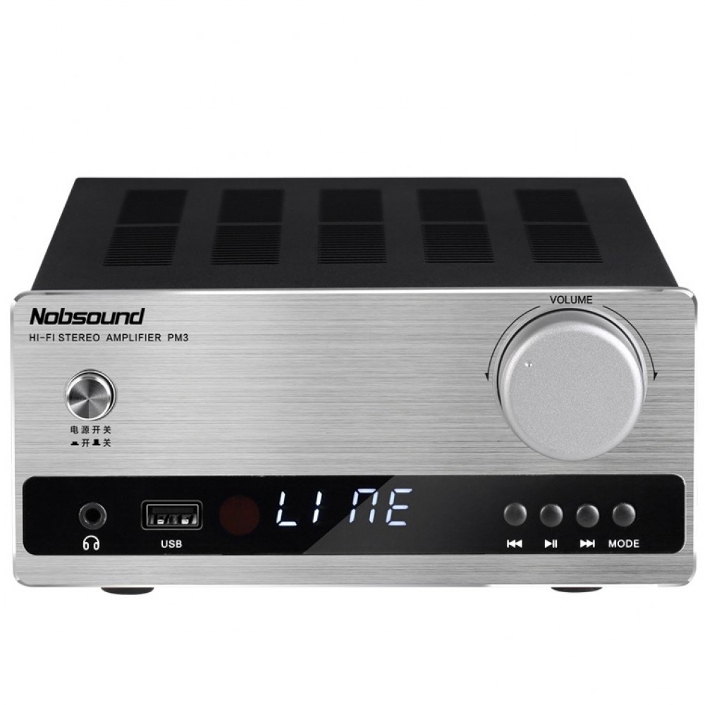 PM3 Ενισχυτής Ήχου Σε Μαύρο Χρώμα Με Bluetooth