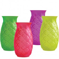 Γυάλινο ποτήρι Tiki Ανανάς σε 4 PINA- NEON /53CL assorted χρώματα, φ8x14cm, APS BAR SUPPLY ΣΥΣΚΕΥΑΣΙΑ 4 ΤΕΜΑΧΙΑ
